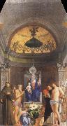 Giovanni Bellini st.job altarpiece oil on canvas